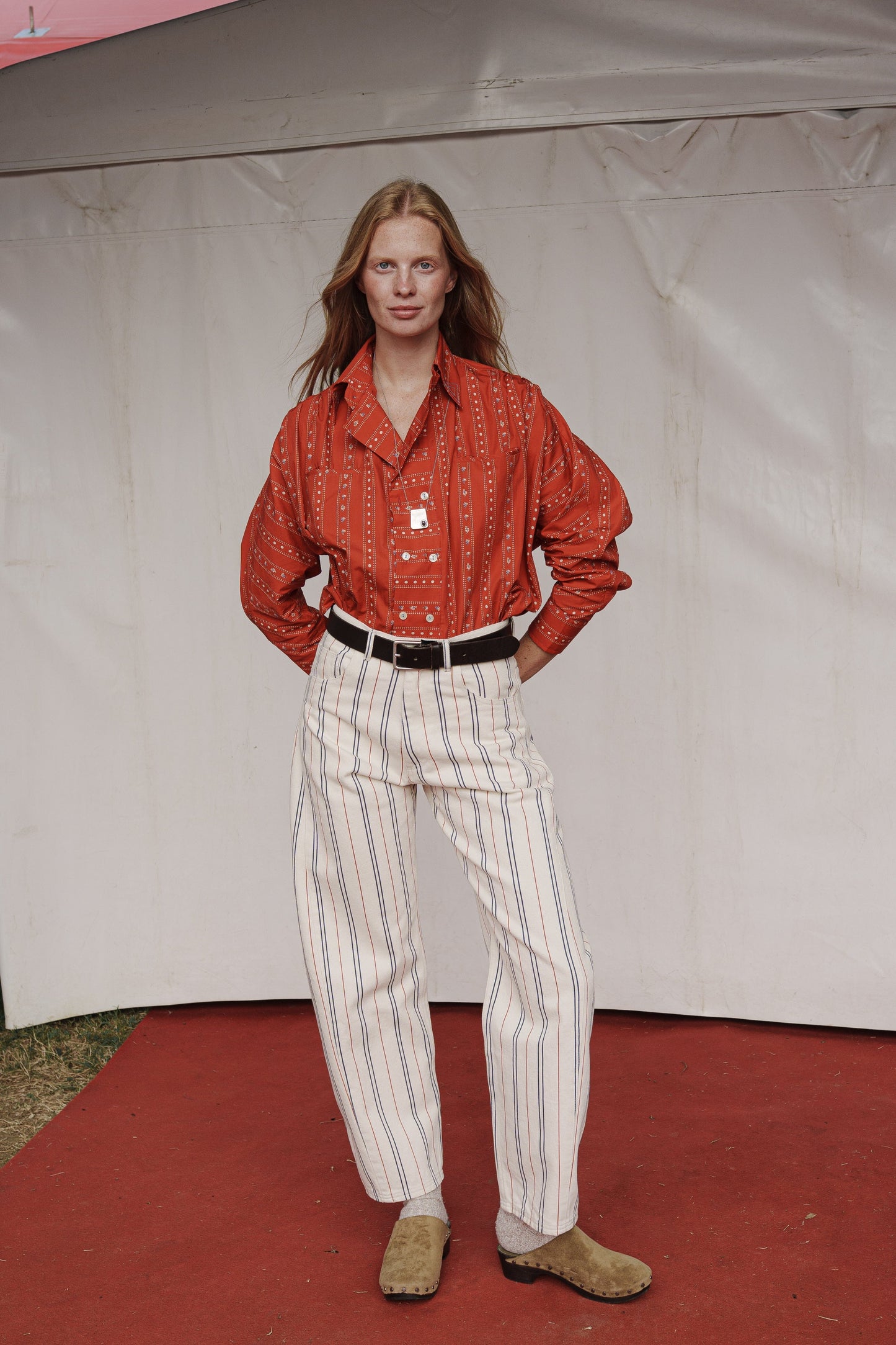 PANTALÓN TRIFLO RAYAS Himba Collection 