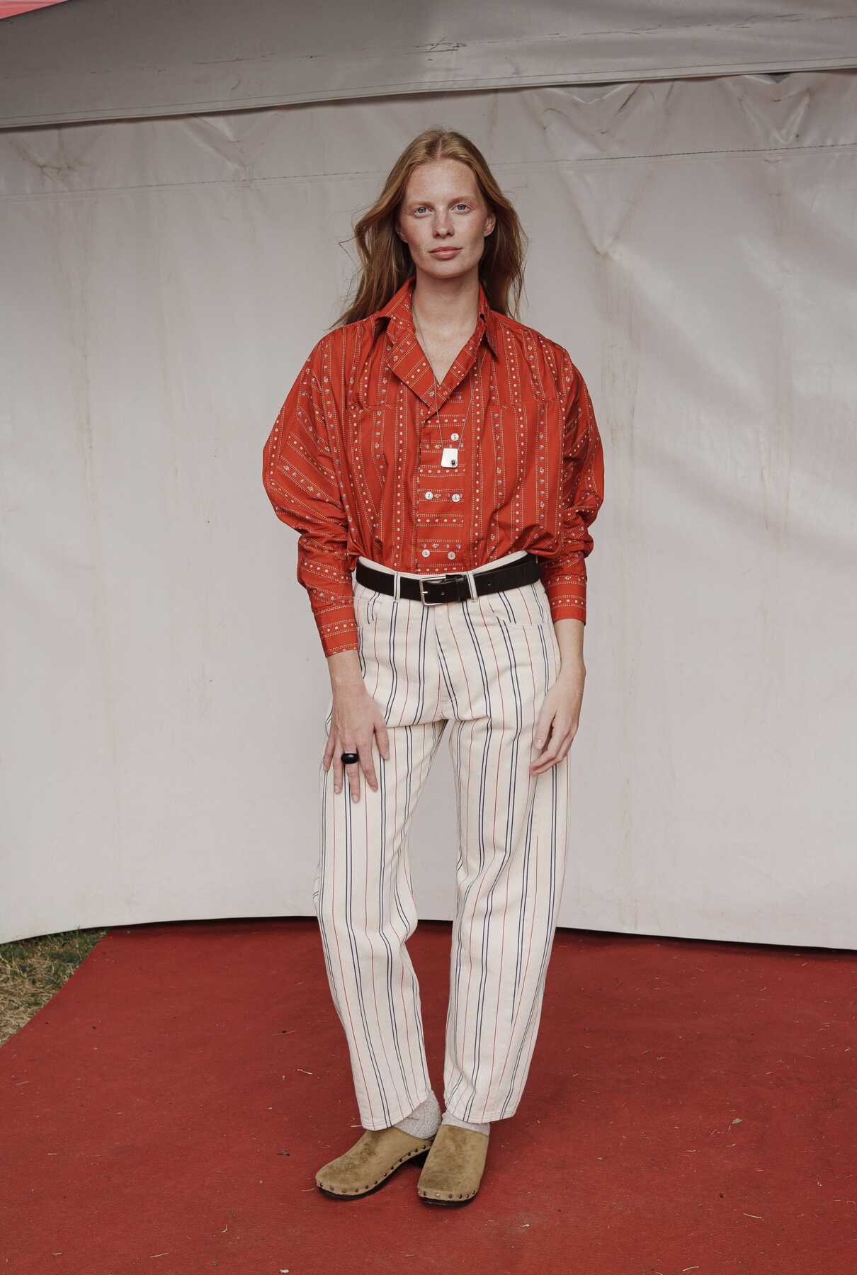 PANTALÓN TRIFLO RAYAS Trousers Himba Collection 