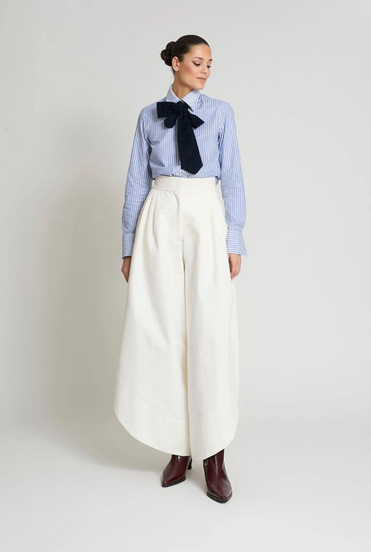 PANTALON TULIPAN BLANCO ROTO Trousers Zaitegui Studio 