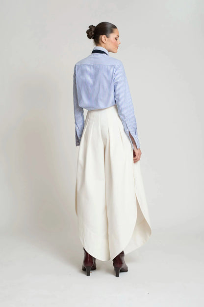 PANTALON TULIPAN BLANCO ROTO Trousers Zaitegui Studio 