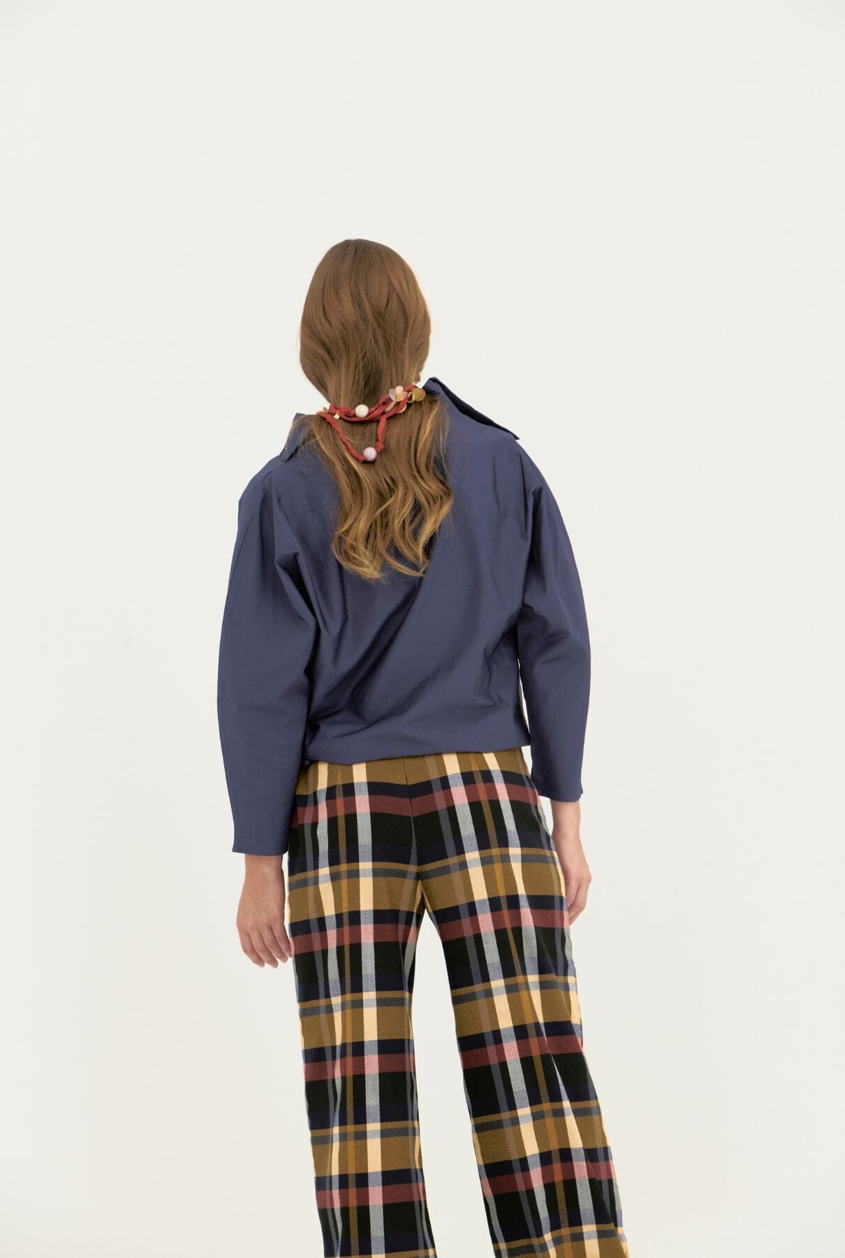 PANTALÓN WALTER FONDO AZUL MARINO Trousers Iki Essentials 