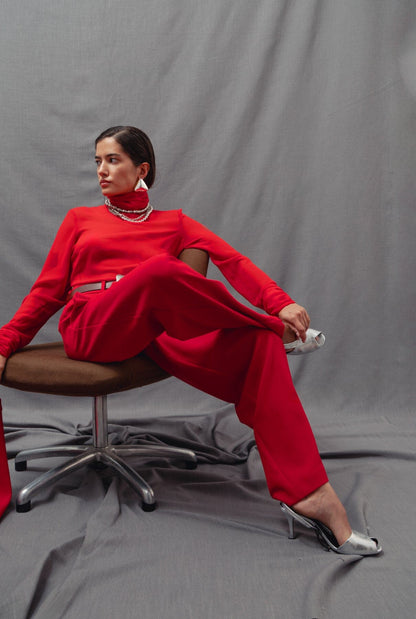 Pantalones Adela rojo Trousers Julise Magon 