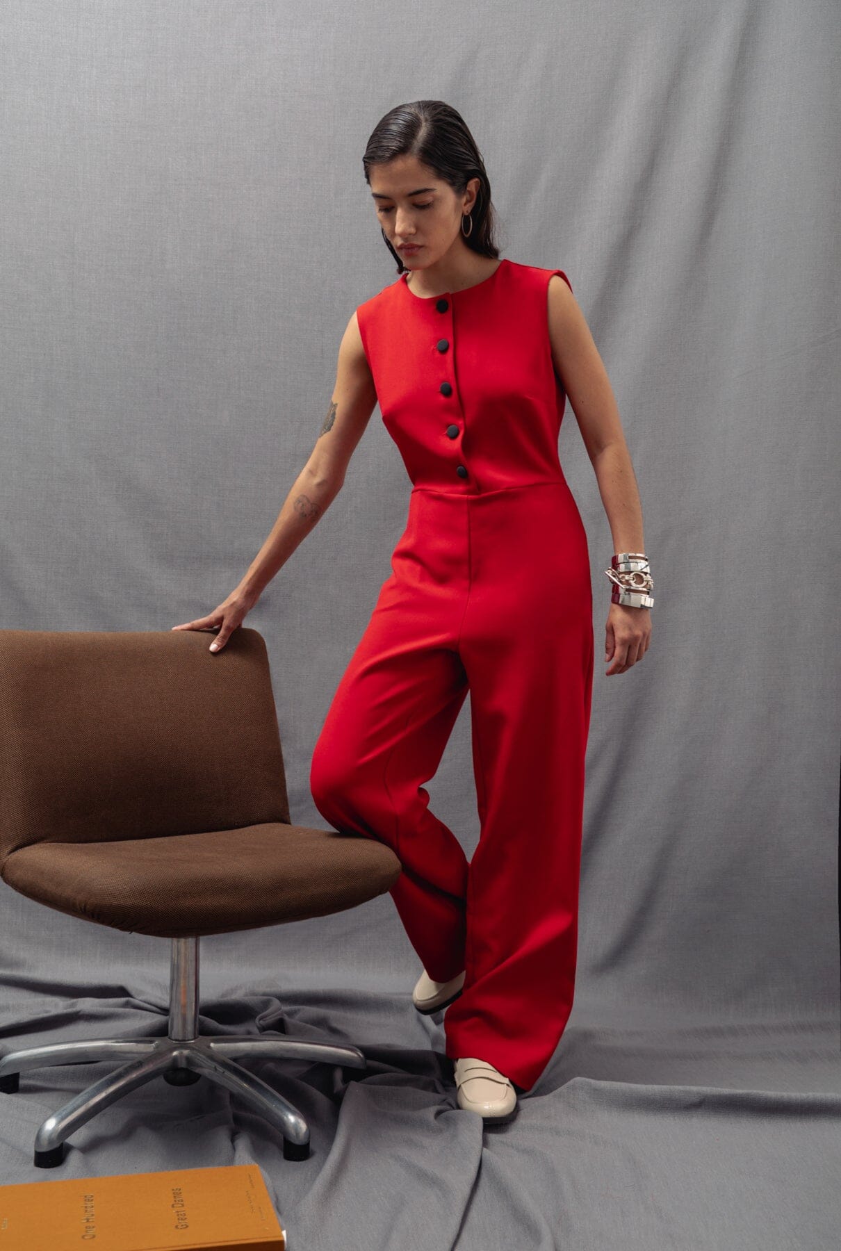 Pantalones Adela rojo Trousers Julise Magon 