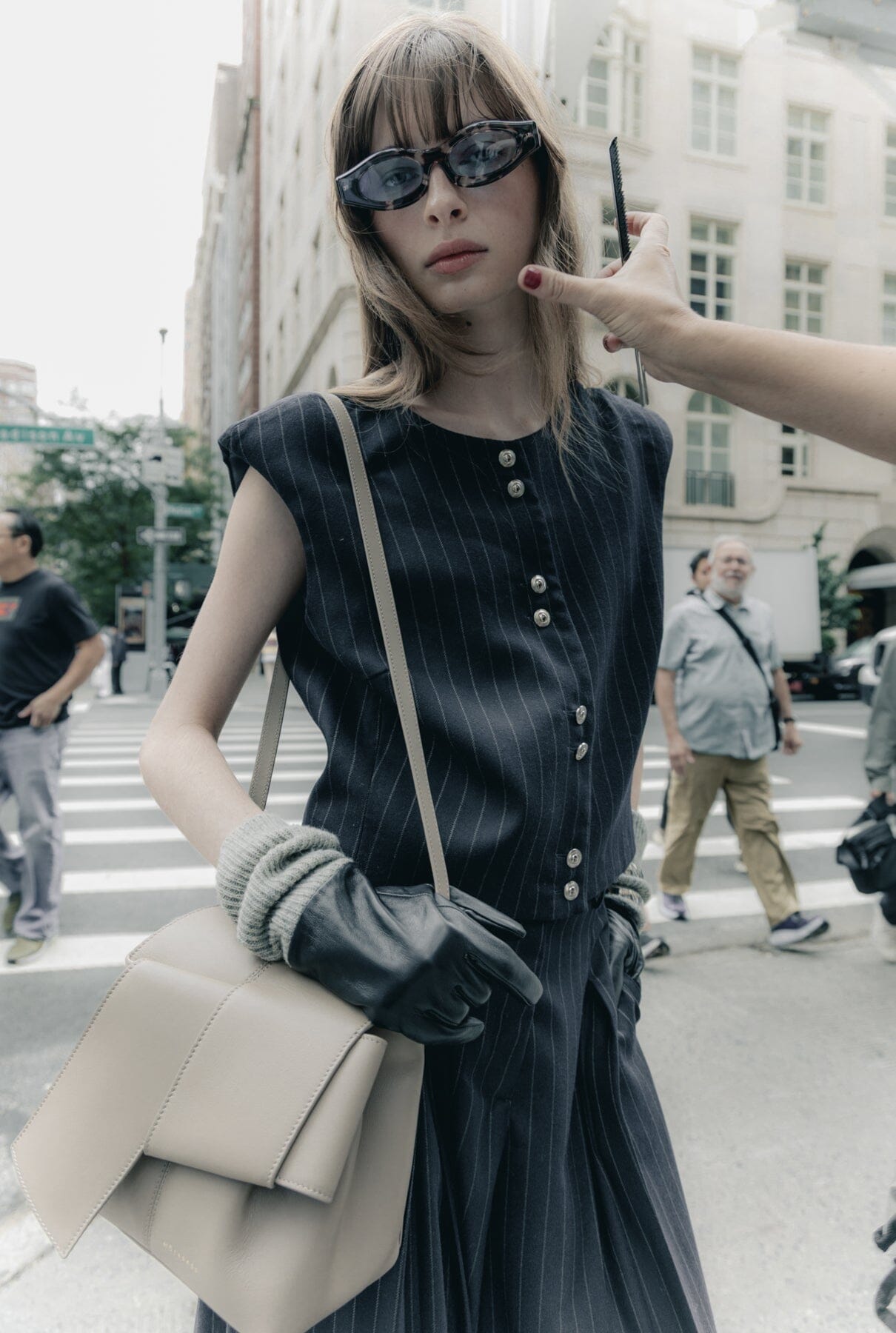 Pantalones Agus negro Trousers Julise Magon 