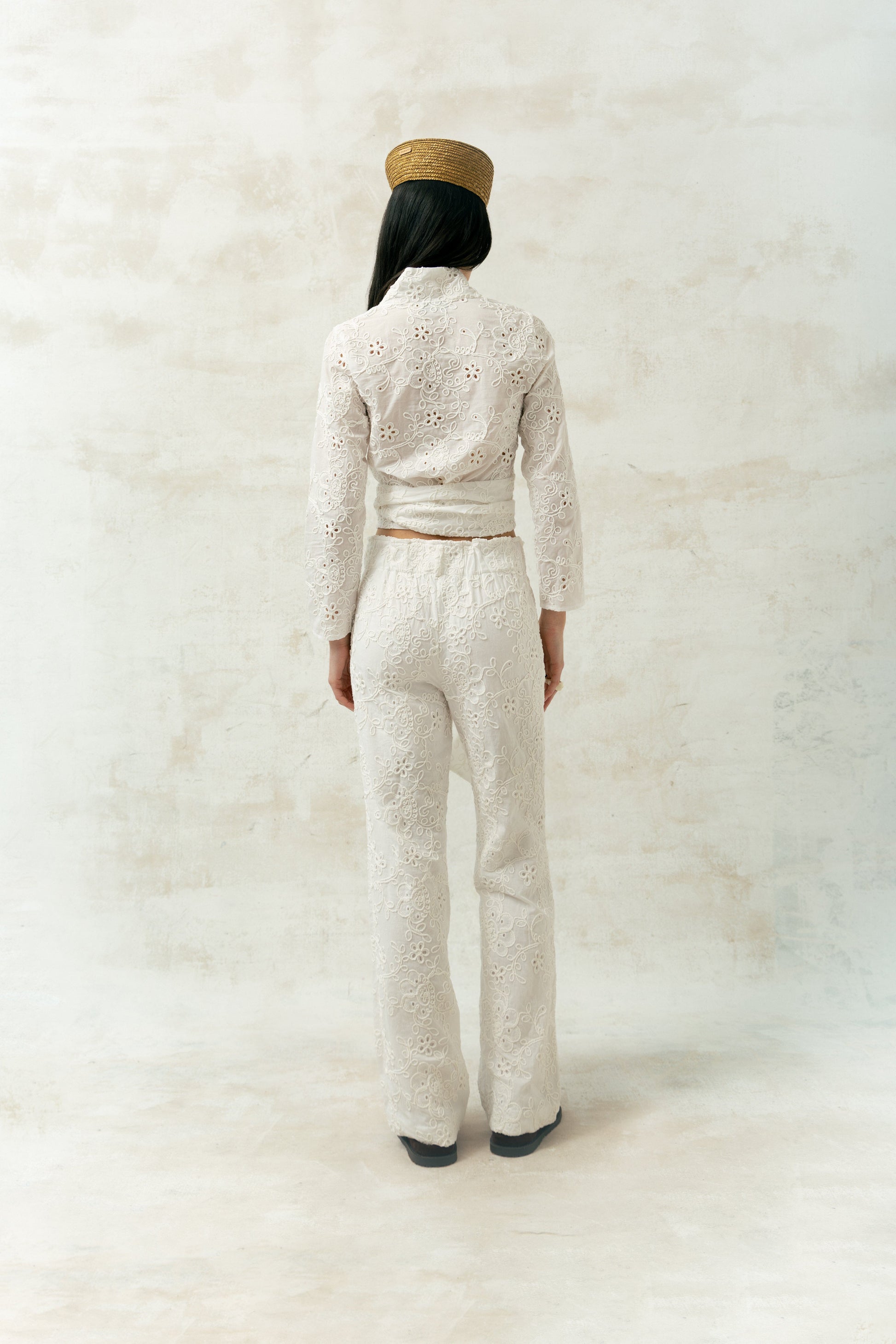 Pantalones Ainhoa Bordados Trousers Julise Magon 