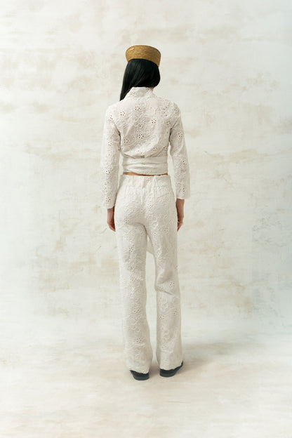 Pantalones Ainhoa Bordados Trousers Julise Magon 