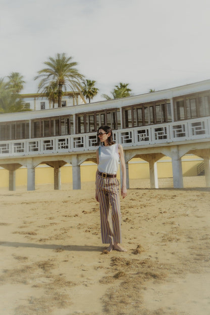 Pantalones Ainhoa Multirayas Trousers Julise Magon 