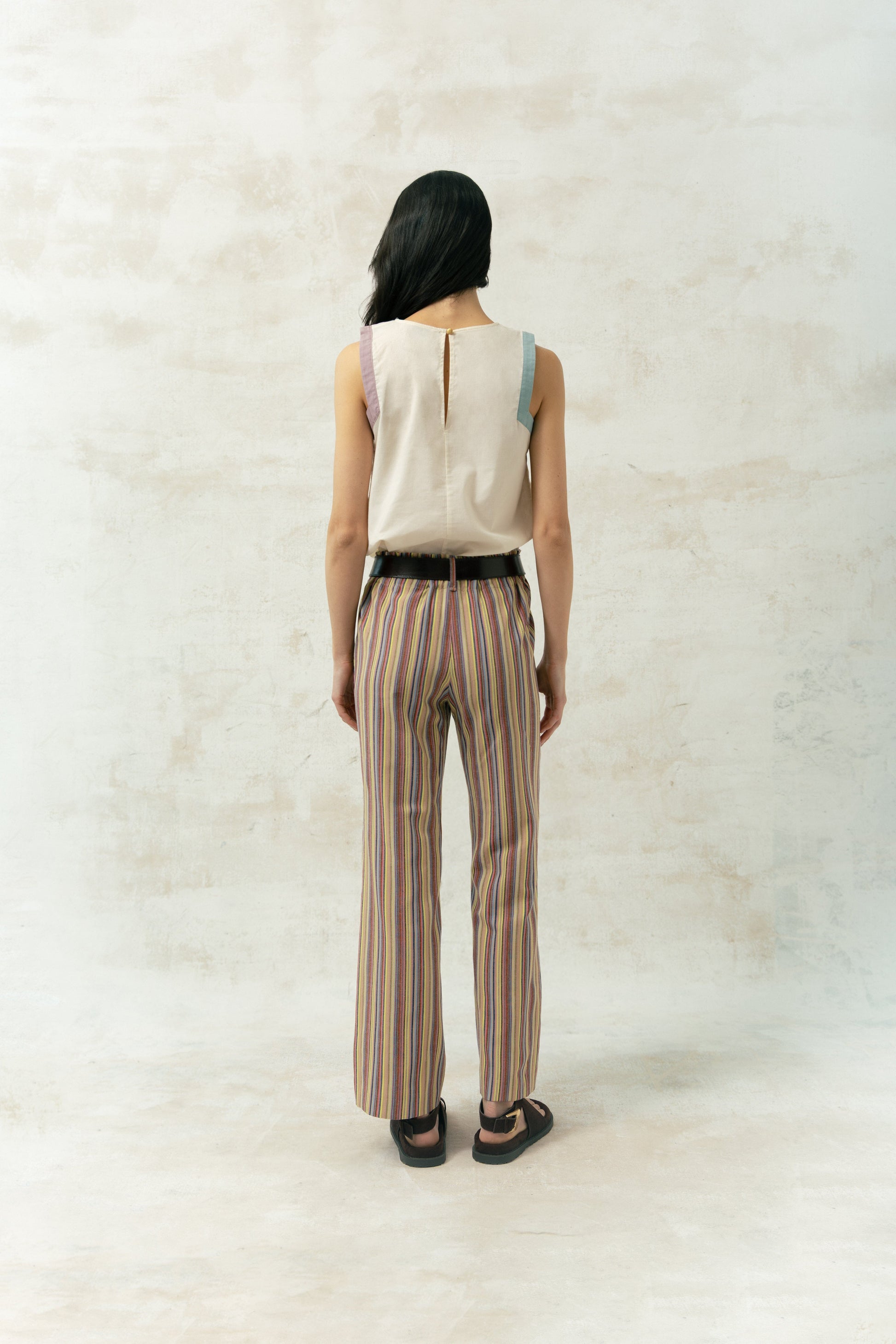 Pantalones Ainhoa Multirayas Trousers Julise Magon 