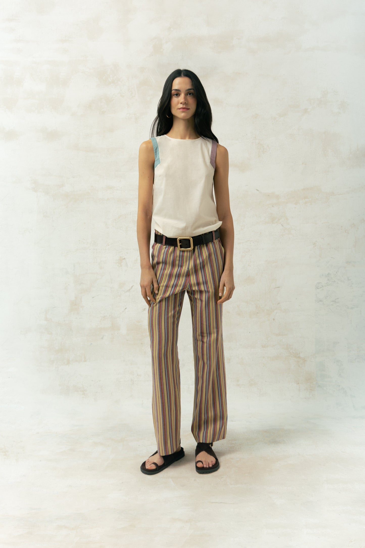 Pantalones Ainhoa Multirayas Trousers Julise Magon 