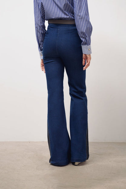 Pantalones Icíar denim slim marino Pantalones Julise Magon 