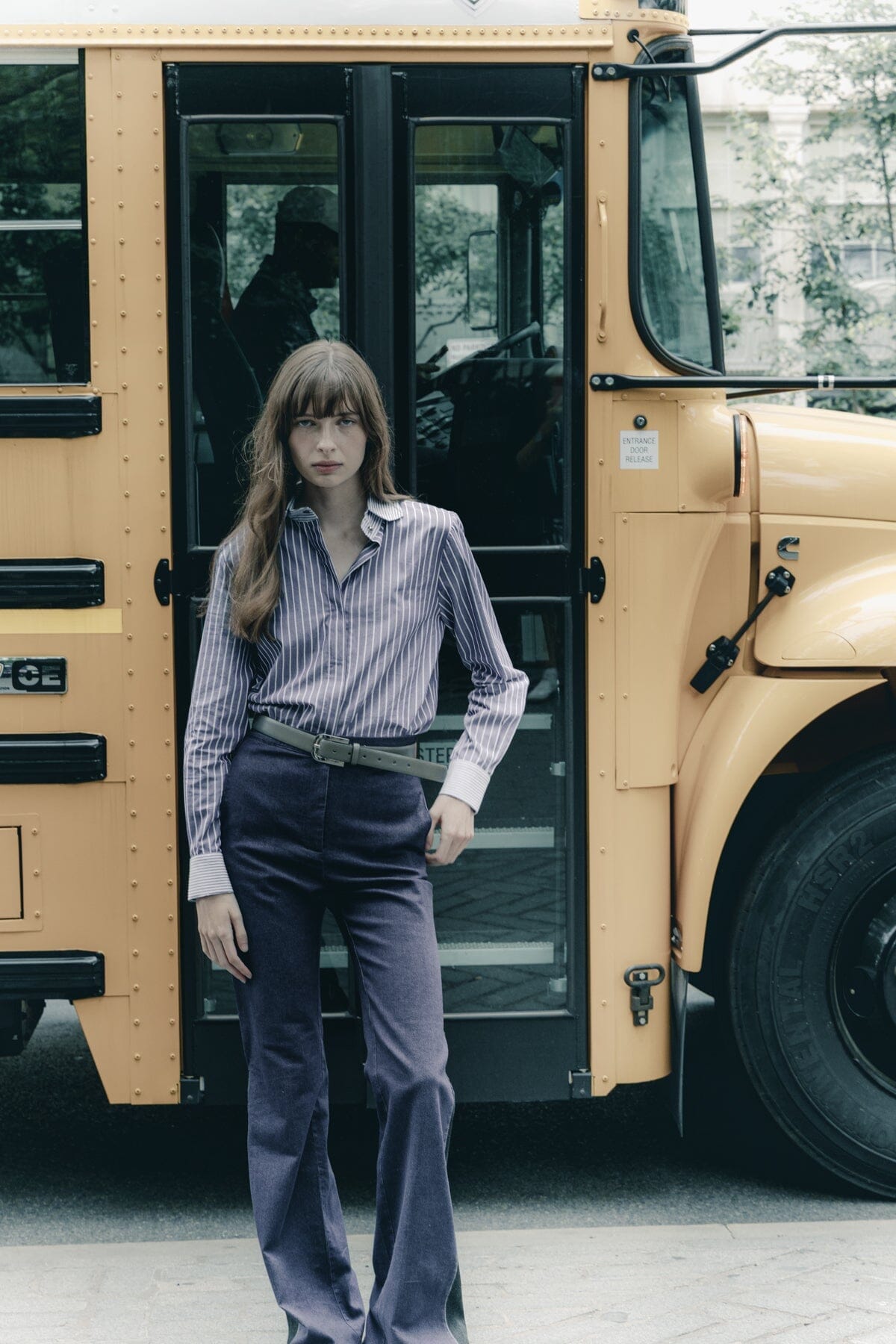 Pantalones Icíar denim slim marino Pantalones Julise Magon 