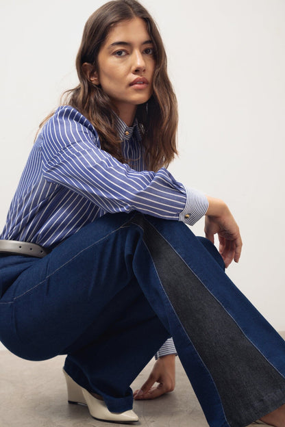 pantalones-iciar-denim-slim-marino Trousers Julise Magon 