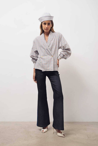 pantalones iciar denim slim negro Trousers Julise Magon 