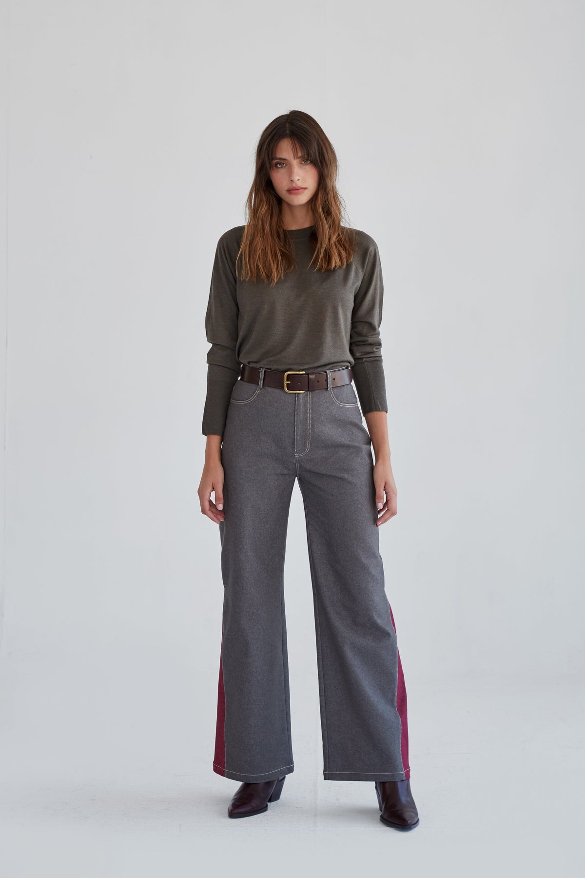 Pantalones vaqueros Alba 2.0 topo Trousers Julise Magon 