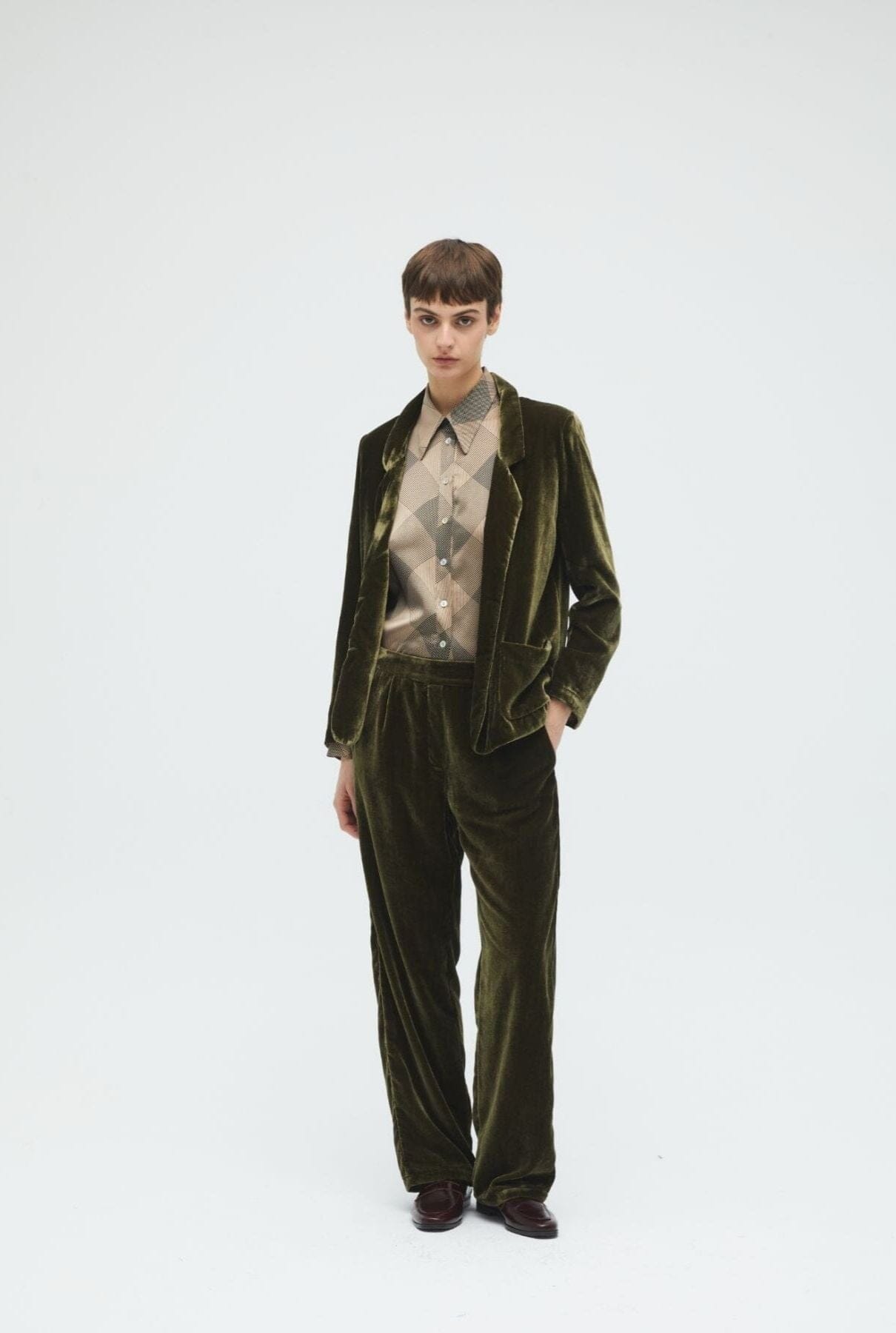 PANTS VELVET Trousers Commelle 