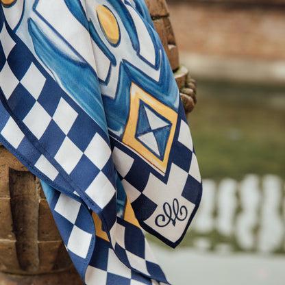 Pañuelo Cadiz Azul Foulards & Scarves Maese Place 