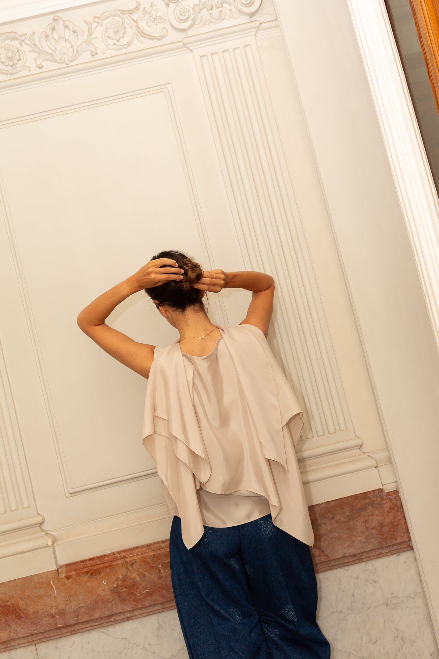 Pañuelo Shirt Beige Shirts & Tops Iki Essentials 