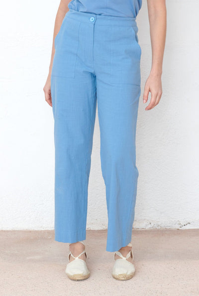 Patalón Rocío azul Trousers SOY FASCINANTE 