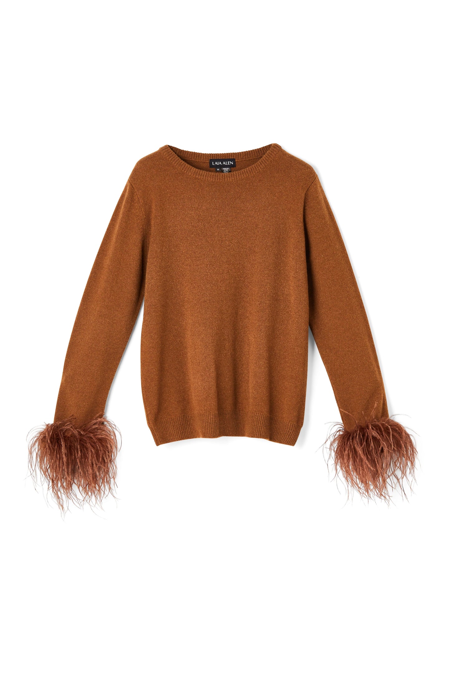 Patricia Cashmere Blend Jumper Brown Sweaters Laia Alen 