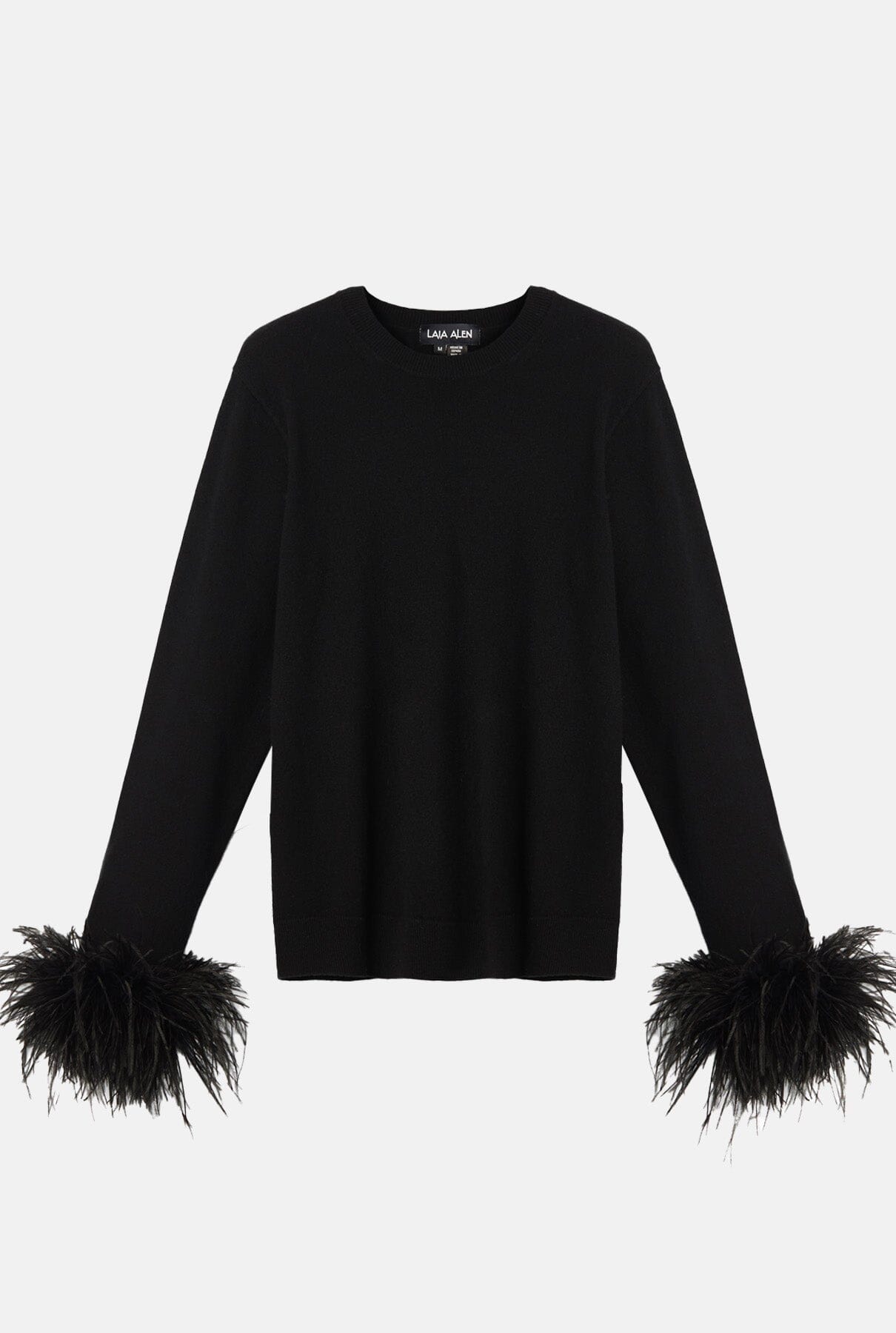 Patricia feather jumper - Black Sweaters Laia Alen 