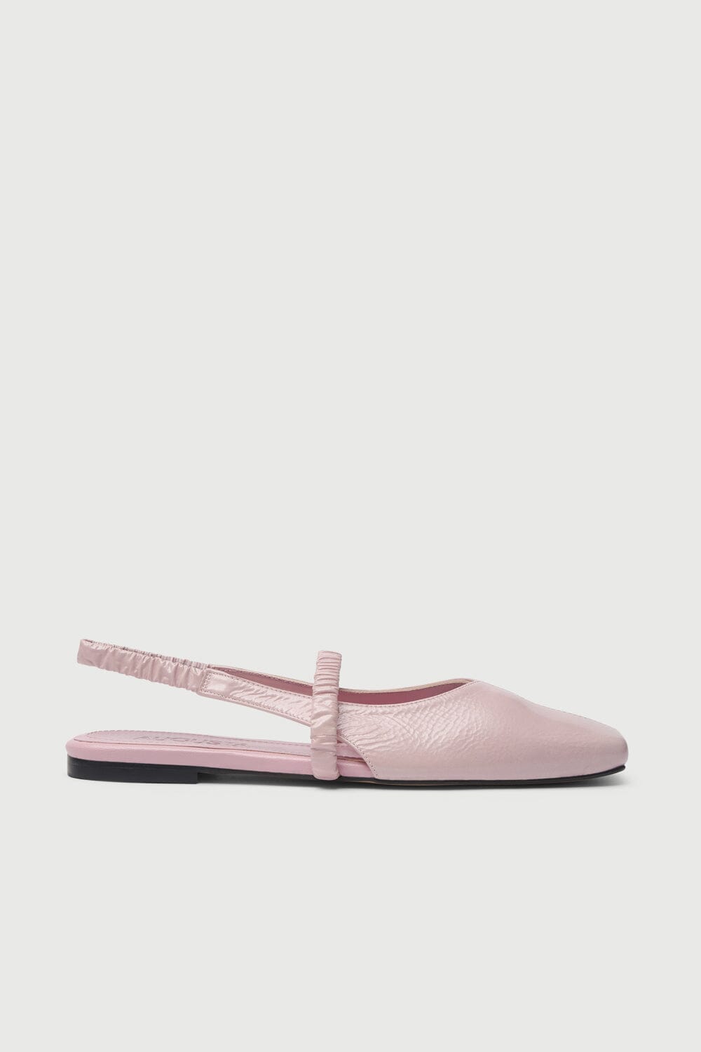 Patti Slingback Flats in Pink Patent Leather Flat shoes AUGUSTA 