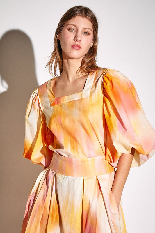 Peggy Top Peach Tops and Blouses The Label Edition 