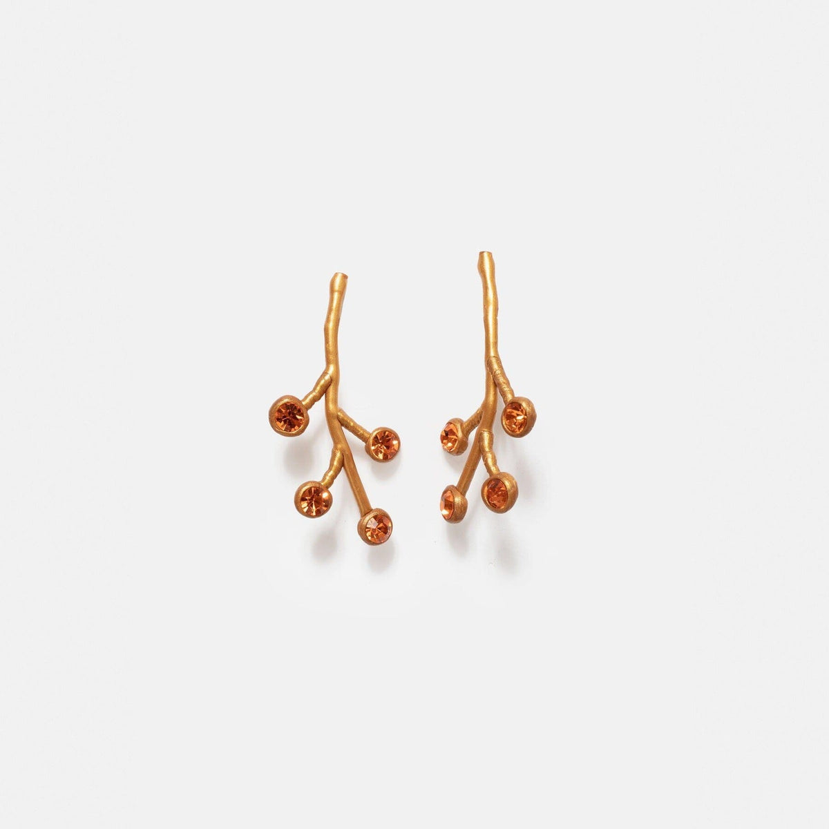Pendiente Espe Naranja Earrings Joaquin Blanco 