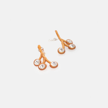 Pendiente Laura cristales Earrings Joaquin Blanco 