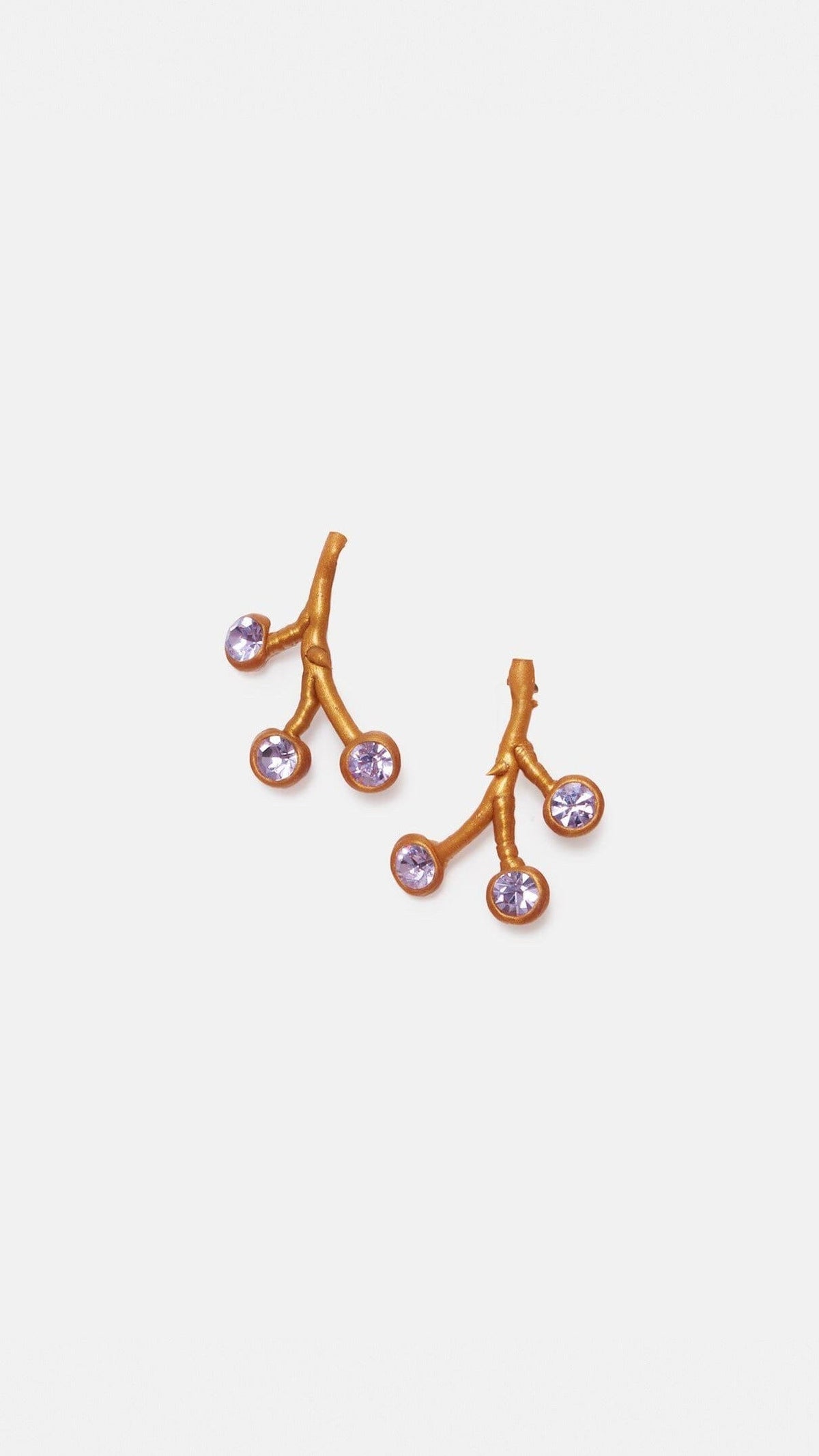 Pendiente Laura Morado Earrings Joaquin Blanco 