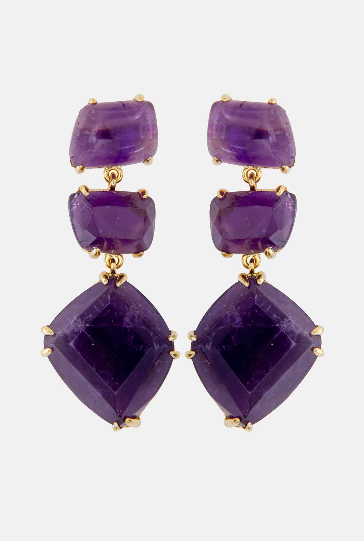 Pendientes Apolo Amatista Earrings Coolook 