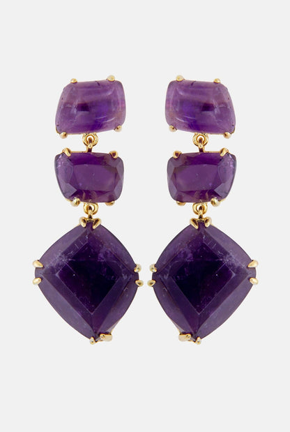 Pendientes Apolo Amatista Earrings Coolook 