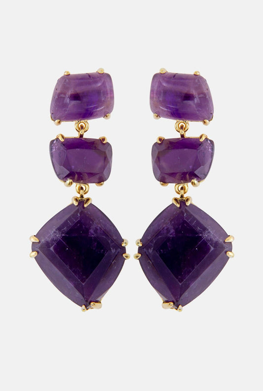 Pendientes Apolo Amatista Earrings Coolook 