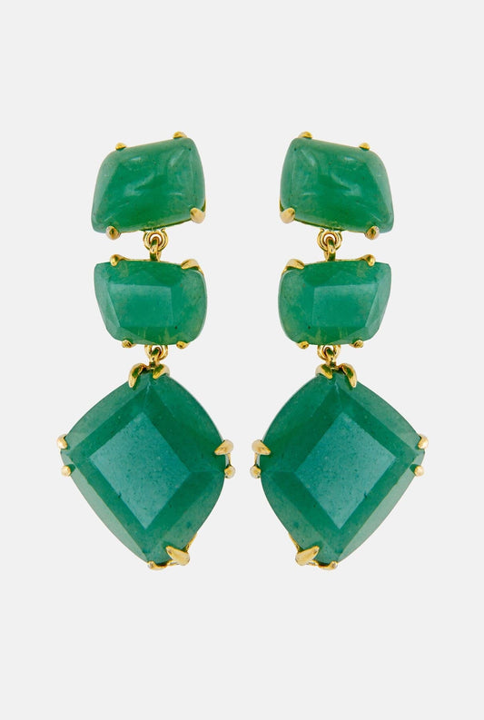 Pendientes Apolo Aventurina Earrings Coolook 