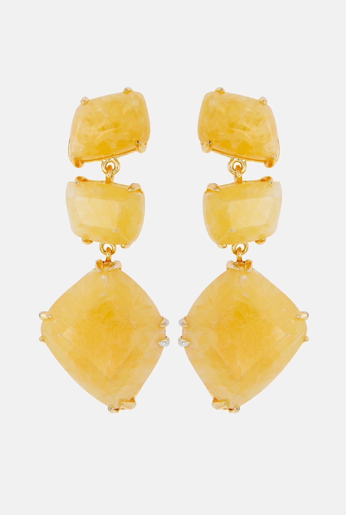 Pendientes Apolo Calcita Melocotón Earrings Coolook 