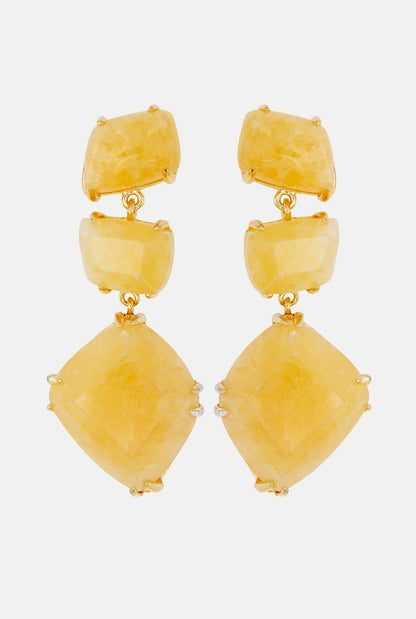 Pendientes Apolo Calcita Melocotón Earrings Coolook 