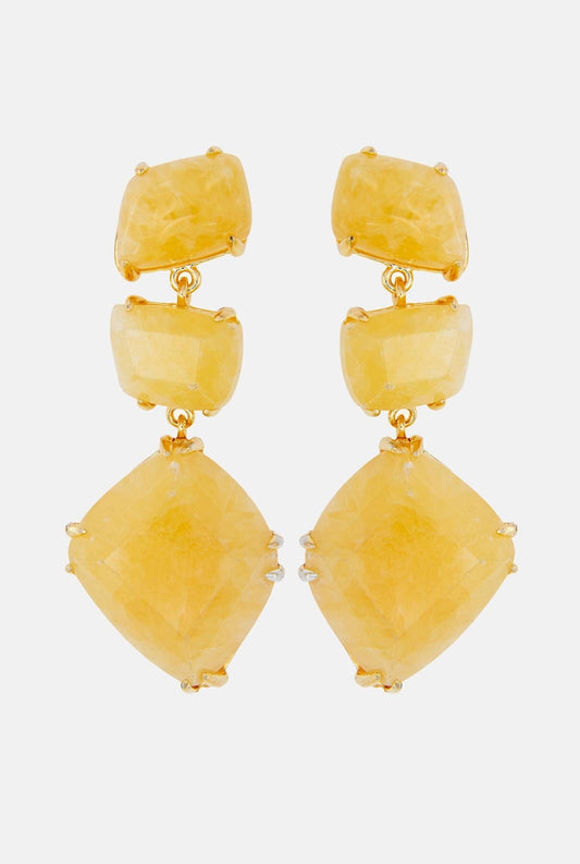 Pendientes Apolo Calcita Melocotón Earrings Coolook 