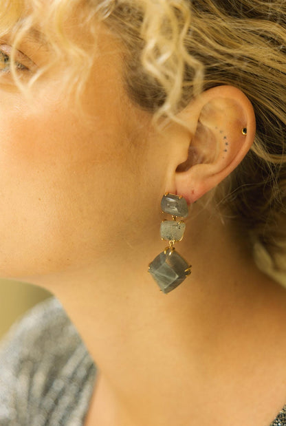 Pendientes Apolo Labradorita Earrings Coolook 