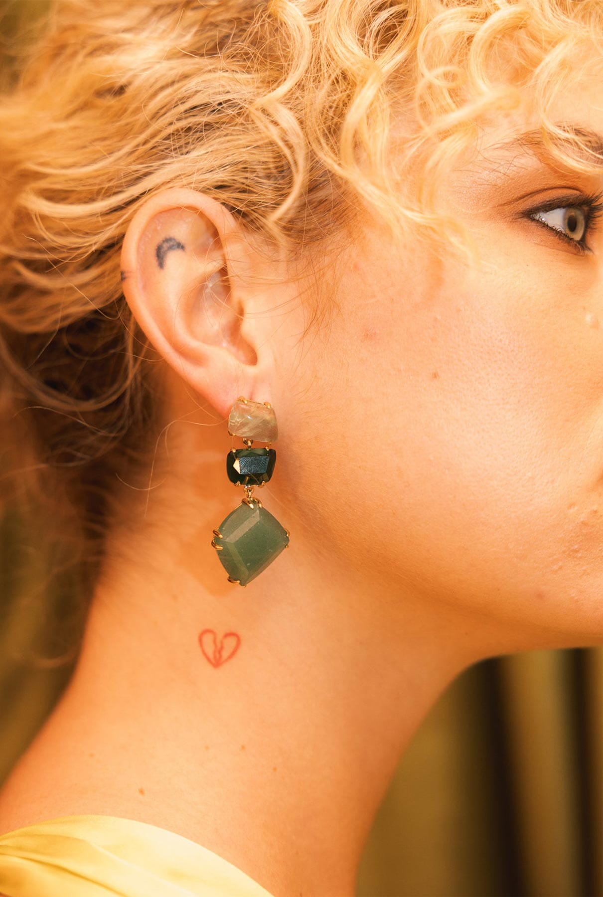 Pendientes Apolo Mix Verdes Earrings Coolook 