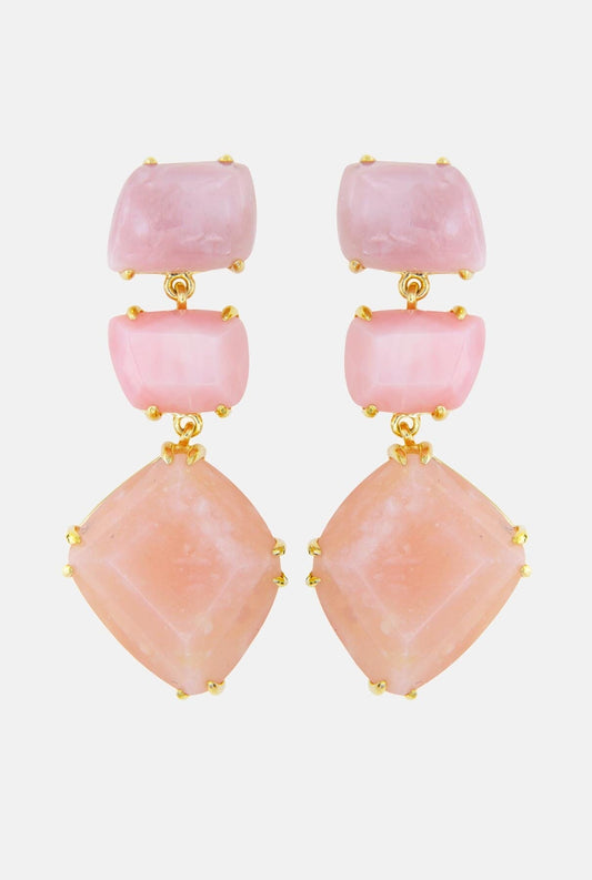 Pendientes Apolo Ópalo Rosa Earrings Coolook 