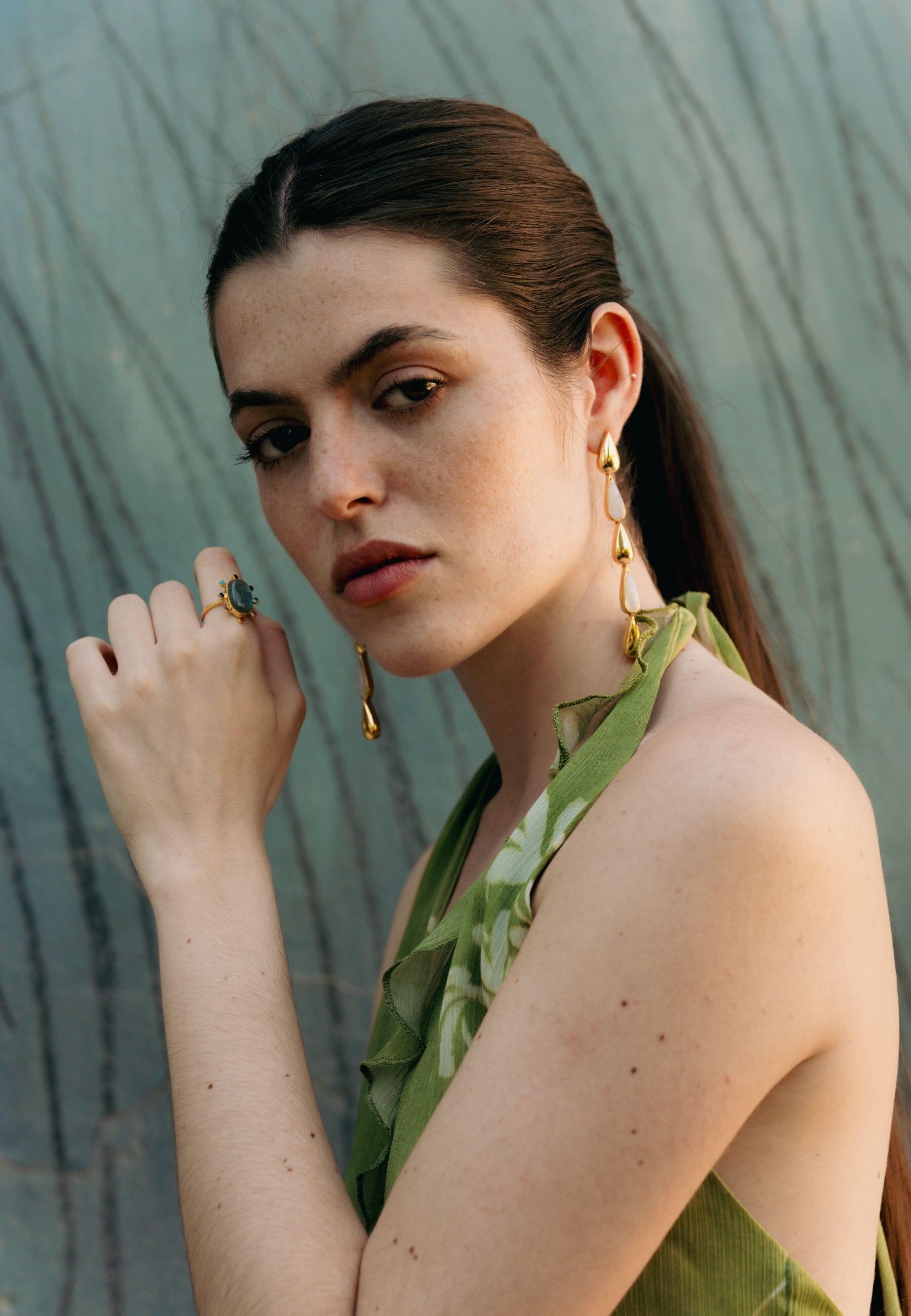 Pendientes Balance Blanco Earrings LAVANI 