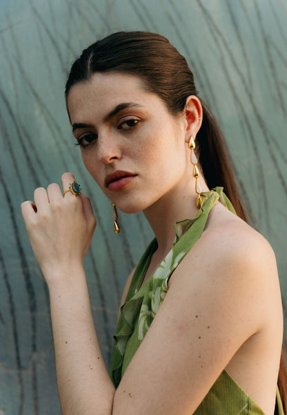 Pendientes Balance Blanco Earrings LAVANI 