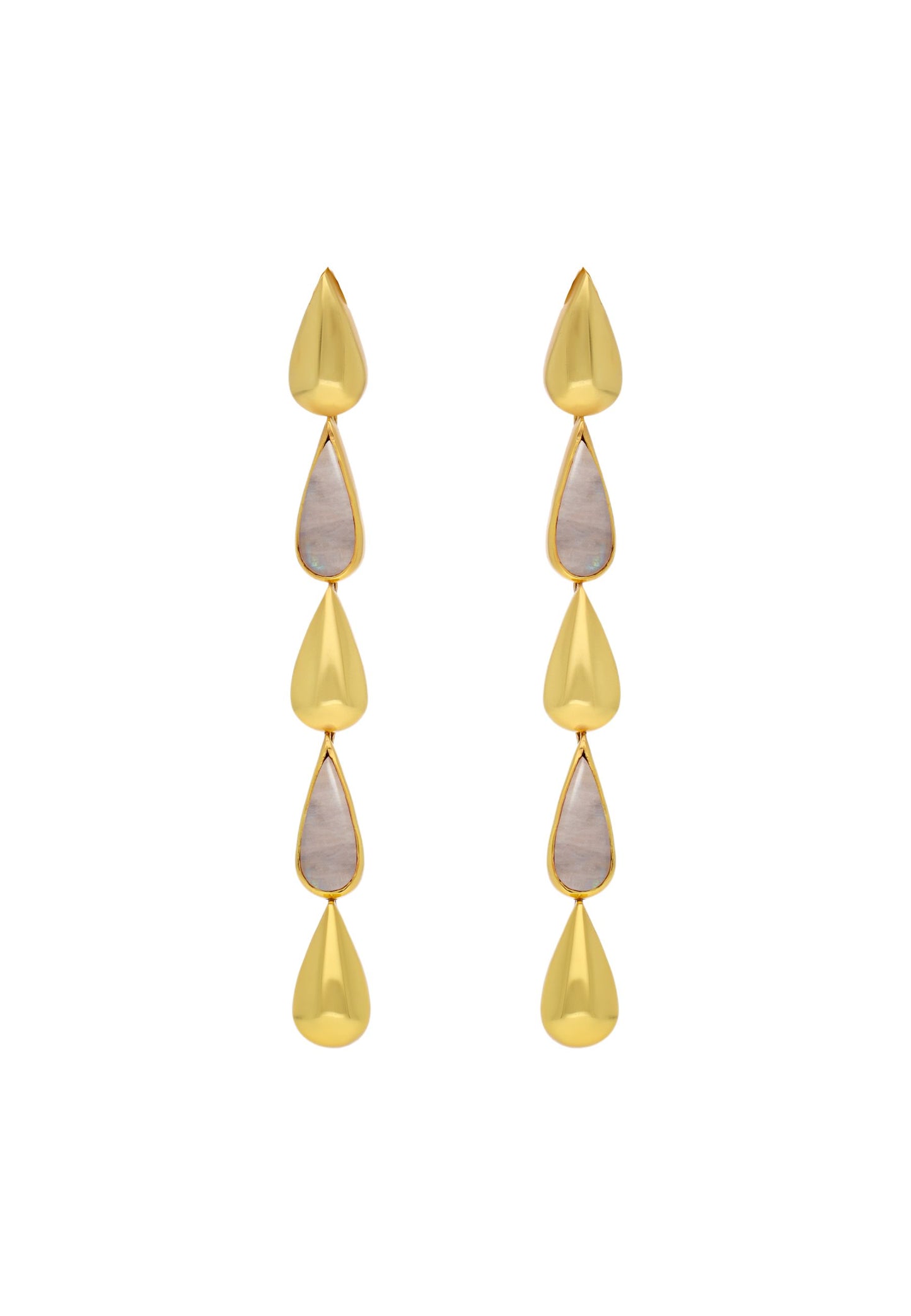 Pendientes Balance Blanco Earrings LAVANI 
