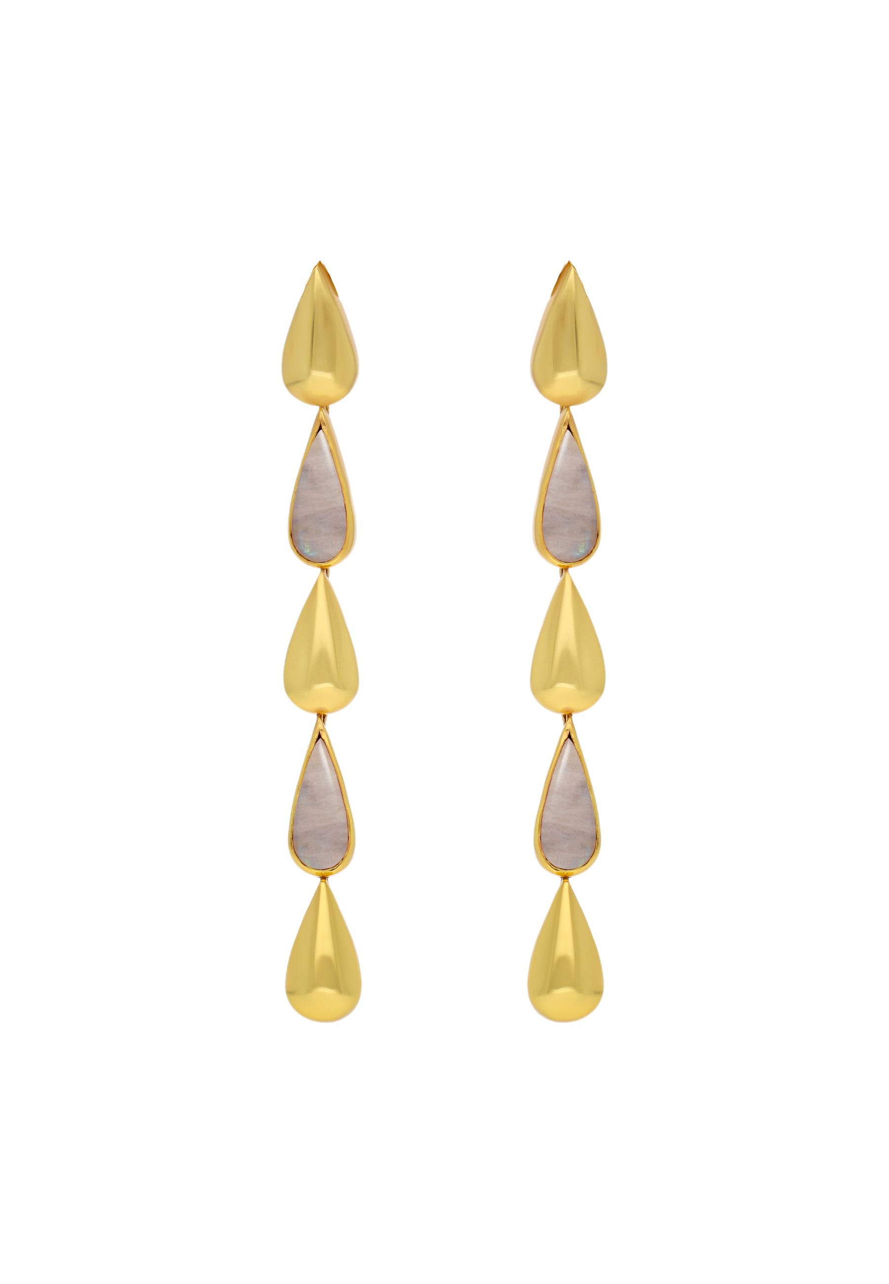 Pendientes Balance Blanco Earrings LAVANI 