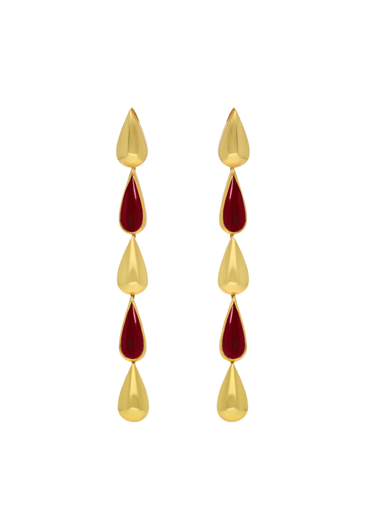 Pendientes Balance Granate Earrings LAVANI 
