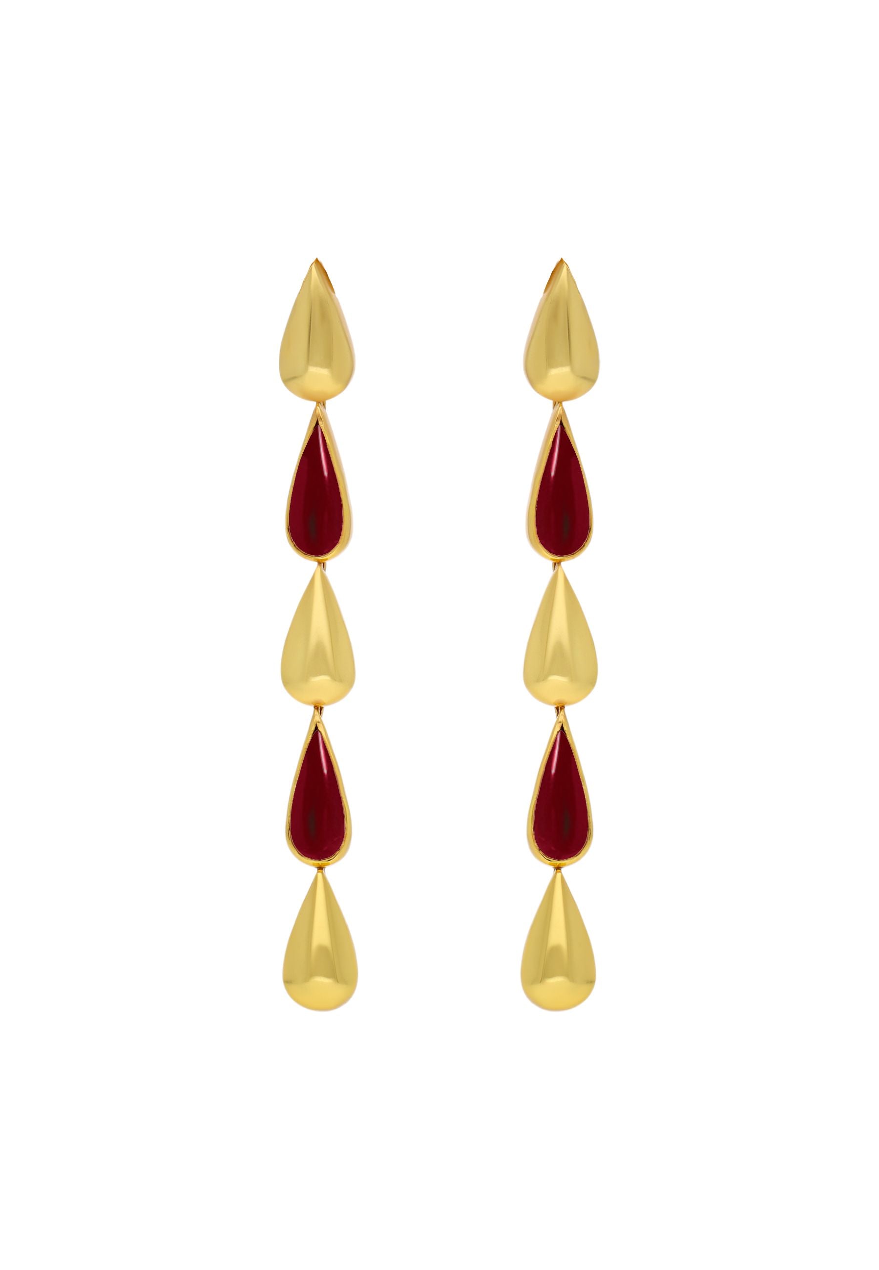 Pendientes Balance Granate Earrings LAVANI 