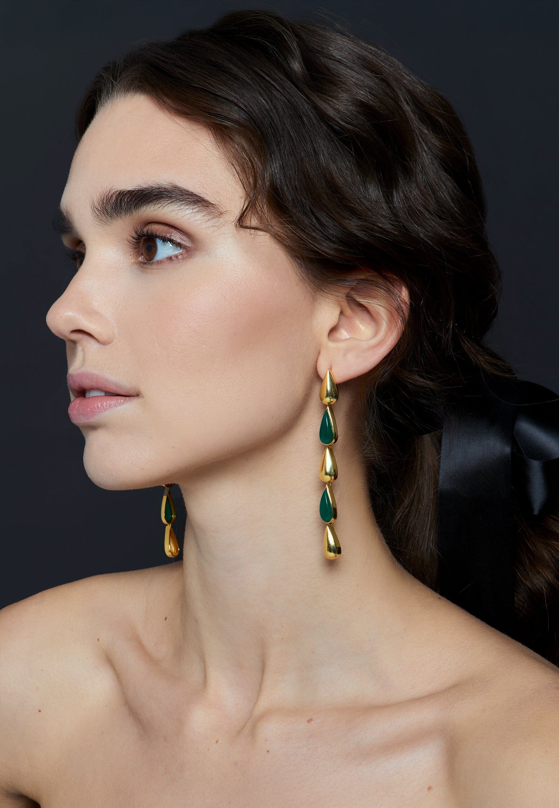 Pendientes Balance Verde Earrings LAVANI 