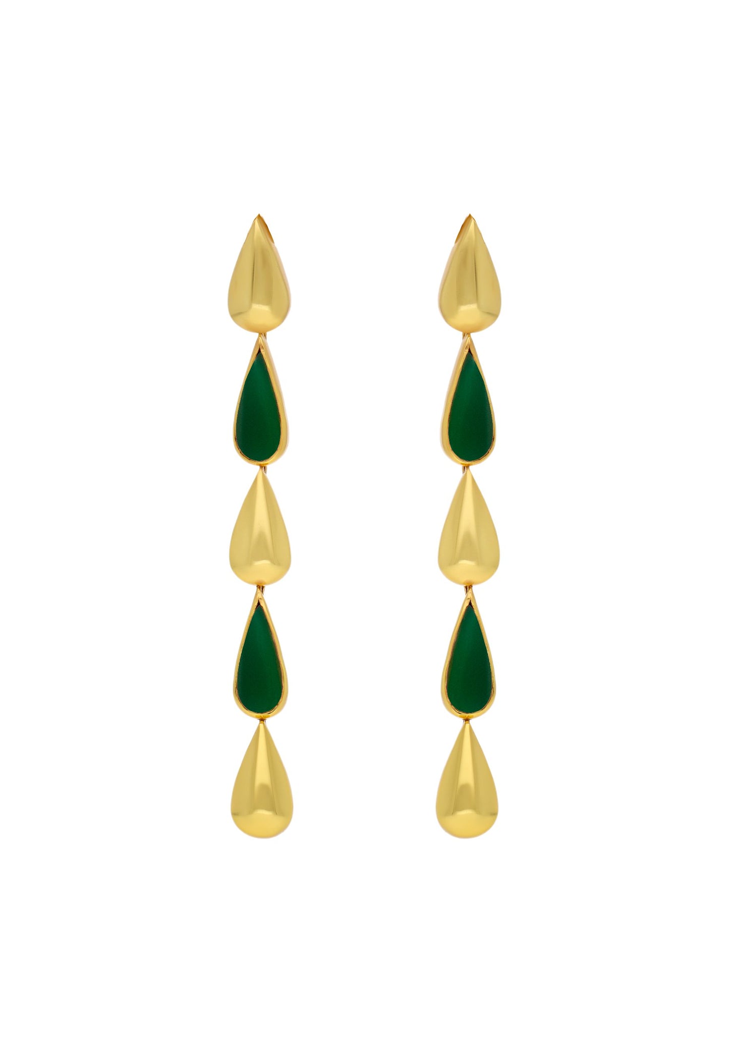 Pendientes Balance Verde Earrings LAVANI 