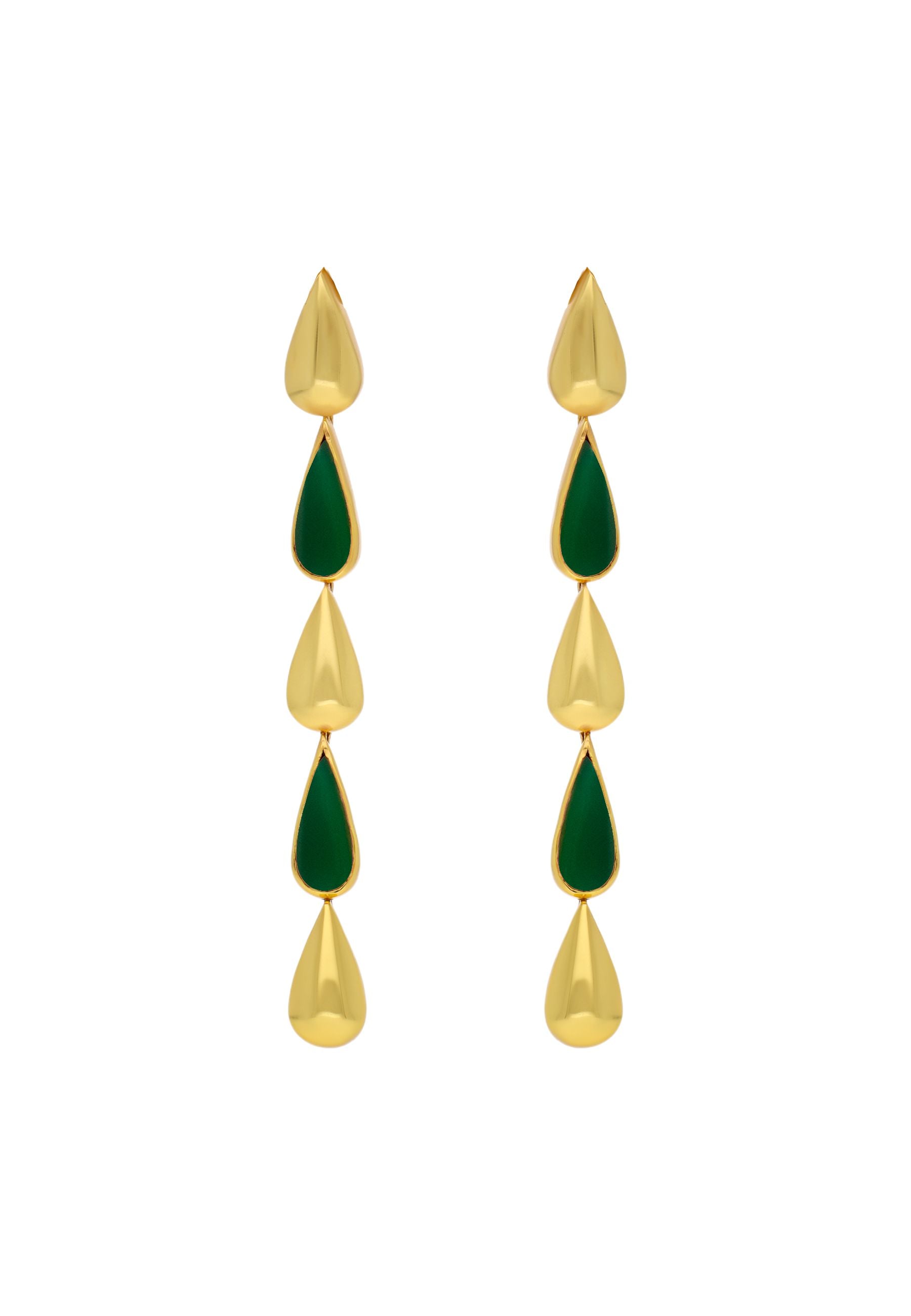 Pendientes Balance Verde Earrings LAVANI 