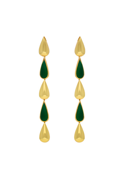 Pendientes Balance Verde Earrings LAVANI 