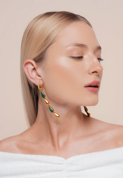 Pendientes Balance Verde Earrings LAVANI 